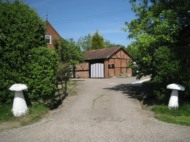 Staddle Stones as entranceway markers