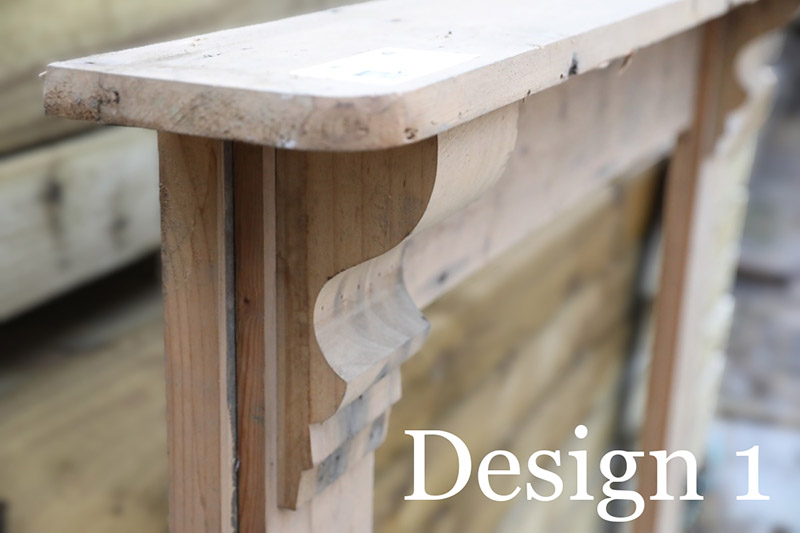 Handmade Wooden Fireplace Surround 2a FIRE-0085