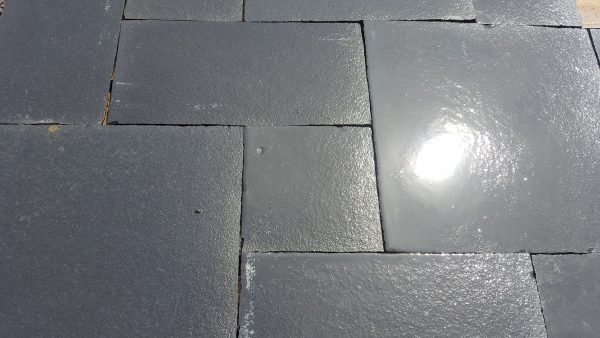 Black Grey Limestone Paving Patio Slabs