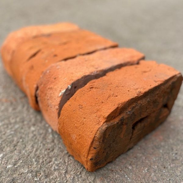 3" Single Bullnose Brick Red (Sandblasted)