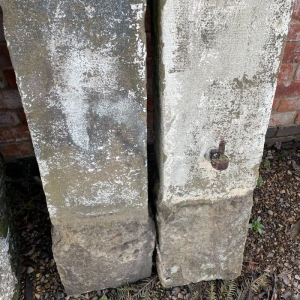 Pair of Gritstone Posts 64H x 10W x 8D