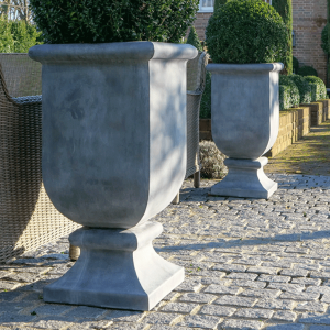 Zinc Urns by A Place in the Garden