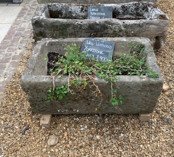 Well Weathered Reclaimed Yorkstone Trough