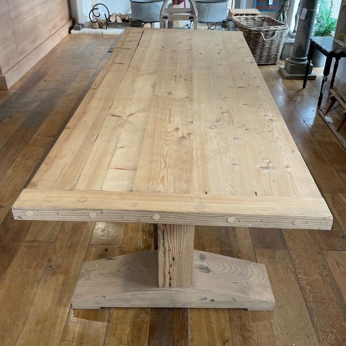 Handmade Reclaimed Large Dining Table, Handmade Dining Tables