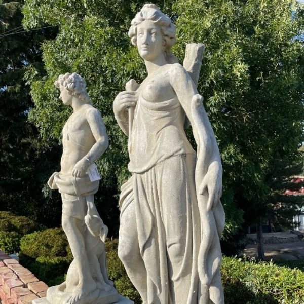 Diana and Apollo - Pair of Statues