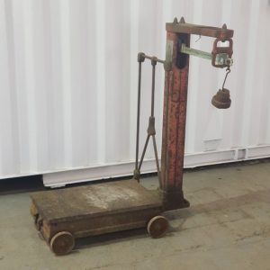 Reclaimed Sack Weighing Scales