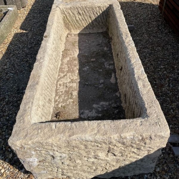 Reclaimed Hand Carved Sandstone Gritstone Trough