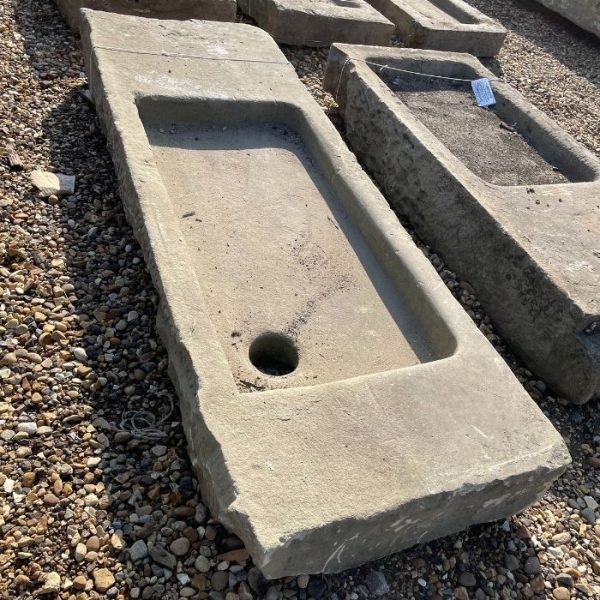 Yorkstone Sink with Salting Table