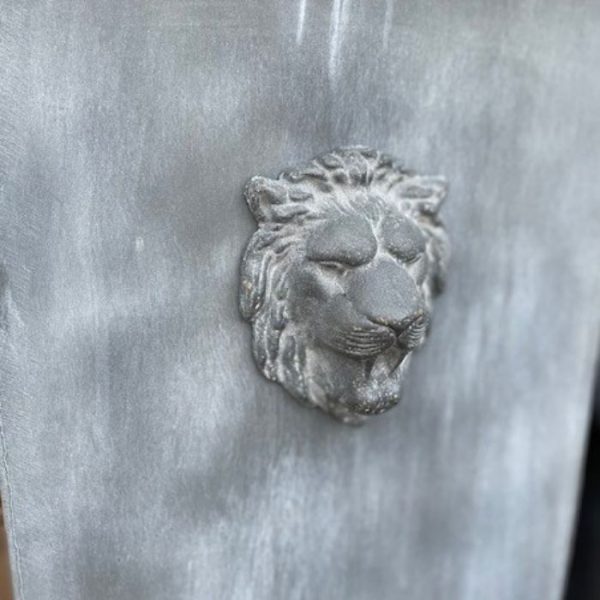 Lion Head Zinc Planter 60cm