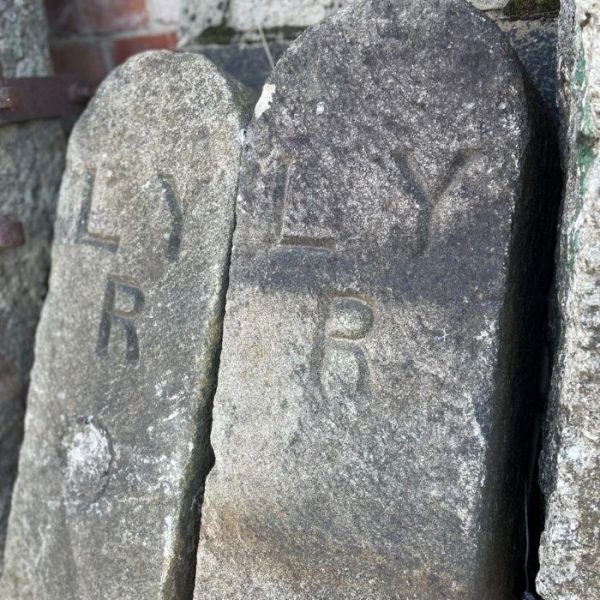 Pair Stone Railway Posts
