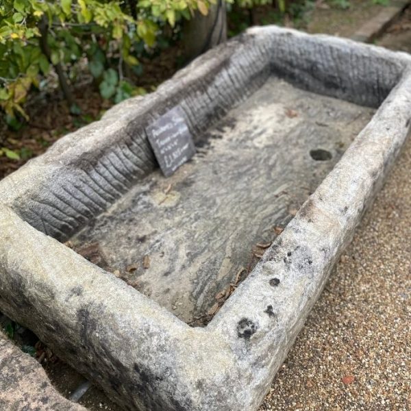 Reclaimed Large Weathered Stone Trough