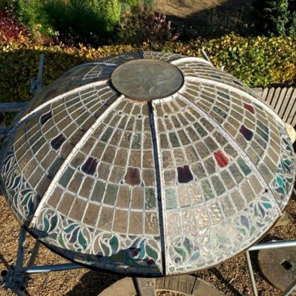 Antique Stained Glass Dome