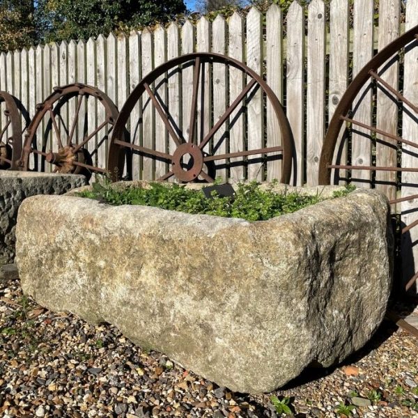 Reclaimed Gritstone Trough