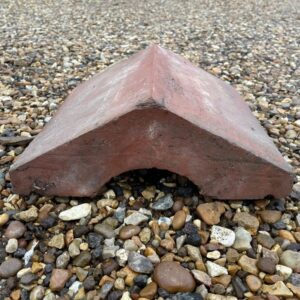 Reclaimed Red Saddleback Wall Coping 5 high with 1½ upstand