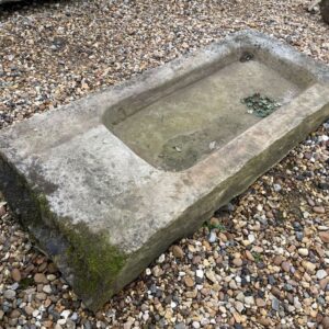 Antique York Stone Sink with Salting Table