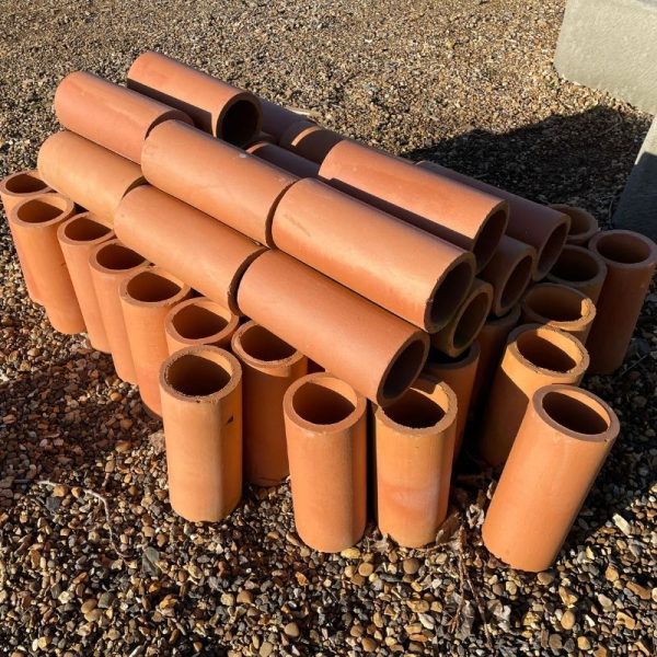Reclaimed Red Clay Drainage Pipes Watling Reclamation
