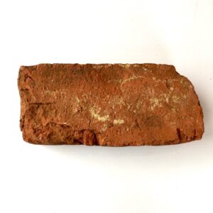 Soft red bullnose 2½" brick in profile