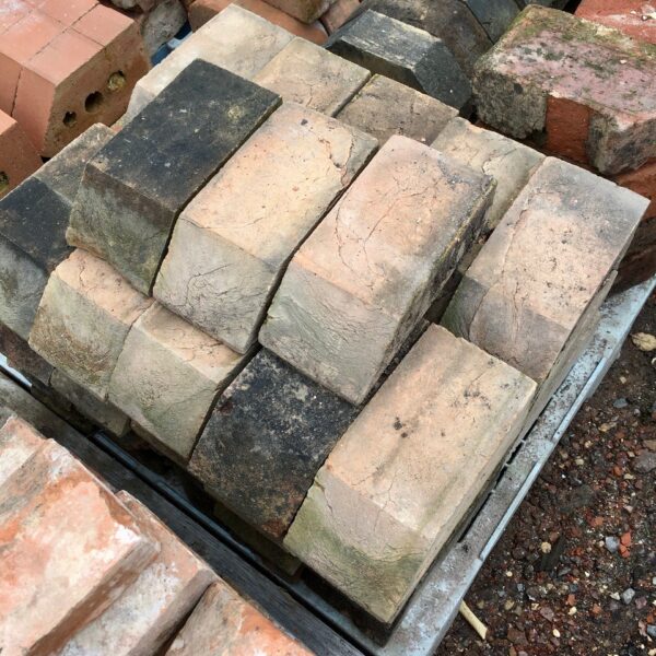 Reclaimed buff plinth header bricks