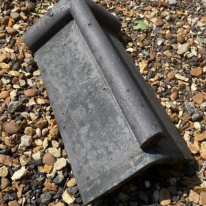 Blue Clay Roll Top Capped Ridge Tiles