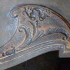 Brown Tiled Cast Iron Fireplace Insert 4 WAT-01933