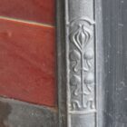 Burnt Orange Tiled Cast Iron Fireplace Surround 4 FIRE-0005