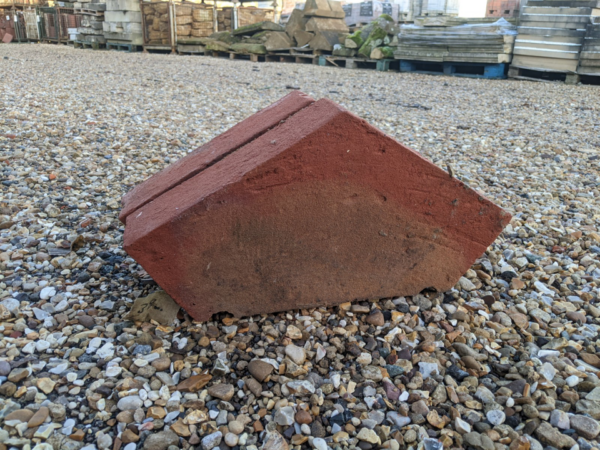 Shaped Red Brick Wall Coping 420mm