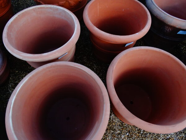Handmade Italian Ringed Terracotta Pot Spread 3 POT-0106