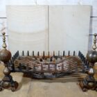 Curved Fire Basket On Legs Main Image FIRE-0018