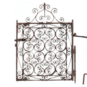 Scroll Design Wrought Iron Gate 1a IRON-0043