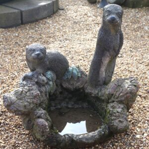 Reconstituted Stone Otter Water Feature 1 GFO-0103