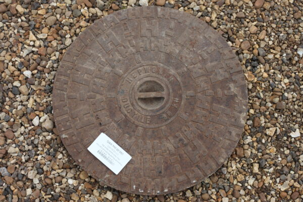 Reclaimed Hepworth Manhole Cover 1 IRON-0036