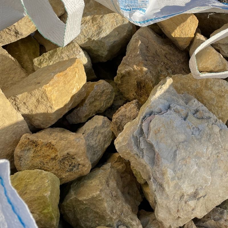 Limestone Rubble Walling Stone