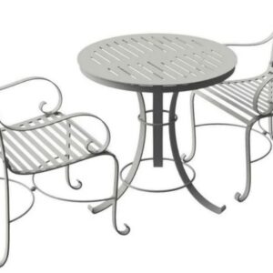 southwold carver bistro chairs and table set zinc furniture