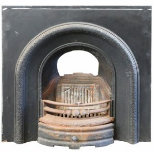 Arched Cast Iron Fireplace Insert 1 FIRE-0041