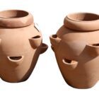 Italian Terracotta Strawberry Jar 1 POT-0120
