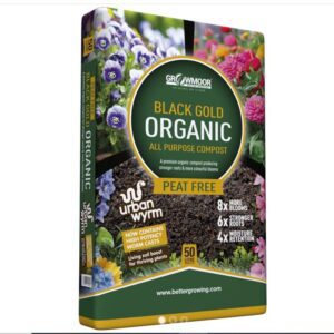 Growmoor Black Gold Peat Free urban wyrm Compost 1 GRM-002