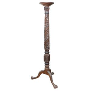 Mahogany Torchere Plant Stand 1 INT-2050