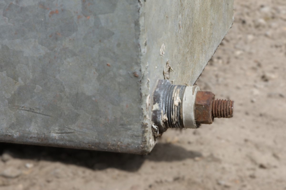 Reclaimed Galvanised Cattle Trough 3 GFO-0244