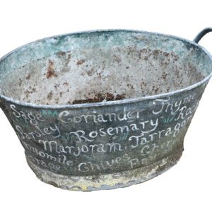 Galvanised Herb Garden Tub 1 GFO-01260