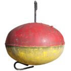 Reclaimed Red and Yellow Buoy 1 IRON-0132