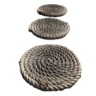 Rope Effect Concrete Stepping Stones 1 RPAV-0098