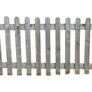 Reclaimed Wooden Round Top Paled Picket Fencing 1 WOOD-0131