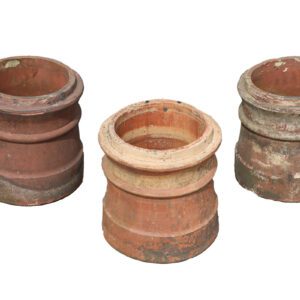 Small Rimmed Terracotta Chimney Pot 1 ROOF-0179