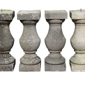 Weathered Haddonstone Balustrade Balusters 1 WAT-05004