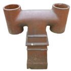 Glazed H Style Chimney Pot 2 ROOF-0175