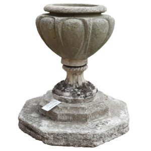 Reclaimed Composite Stone Urn 1 GFO-0278