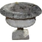 Composite Stone Gadrooned Planter 1 POT-0143