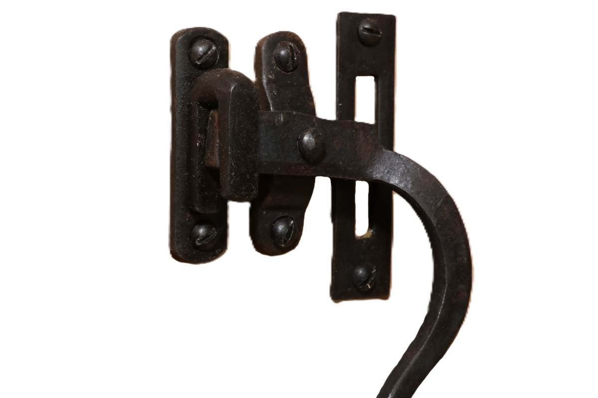 Monkey Tail Casement Latch Hand Forged 2 IRON-0149