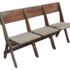 Antique Folding Theatre Seats 1 INT-2083
