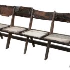 Antique Folding Theatre Seats 1 INT-2084